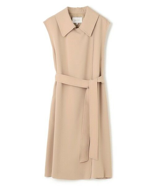 BEIGE, / ベイジ, ベスト | FLEUR / ラップデザインロングジレ | 詳細4