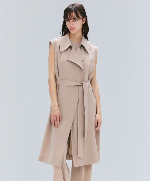 BEIGE,/ベイジ, FLEUR / ラップデザインロングジレ Beige 2 BEIGE,/ベイジ, FLEUR / ラップデザインロングジレ Beige 2