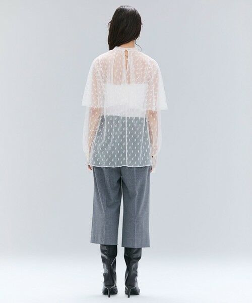 BEIGE, / ベイジ, シャツ・ブラウス | 【洗える・Oggi 11月号掲載】CLOVIS / ケープデザイン総レースブラウス | 詳細2