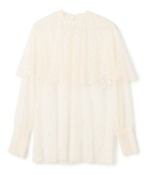 BEIGE, / ベイジ, シャツ・ブラウス | 【洗える・Oggi 11月号掲載】CLOVIS / ケープデザイン総レースブラウス | 詳細3