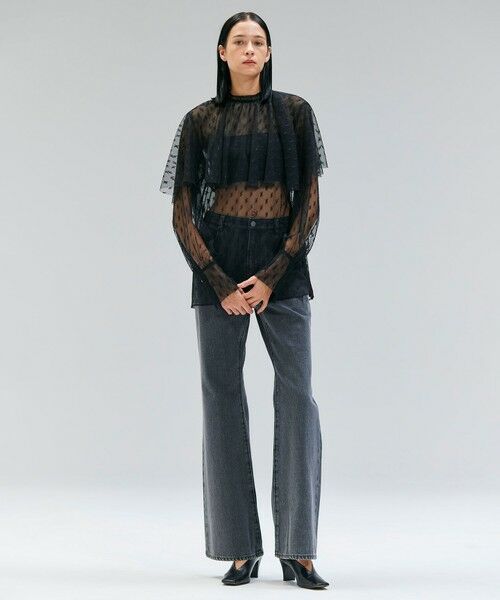 BEIGE, / ベイジ, シャツ・ブラウス | 【洗える・Oggi 11月号掲載】CLOVIS / ケープデザイン総レースブラウス | 詳細5