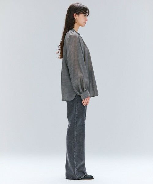 BEIGE, / ベイジ, シャツ・ブラウス | 【洗える】MOYE / シアーウールパフスリーブブラウス | 詳細13