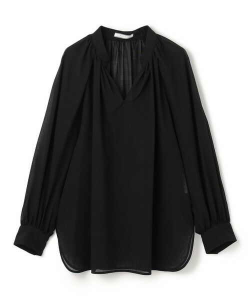 BEIGE, / ベイジ, シャツ・ブラウス | 【洗える】MOYE / シアーウールパフスリーブブラウス | 詳細18