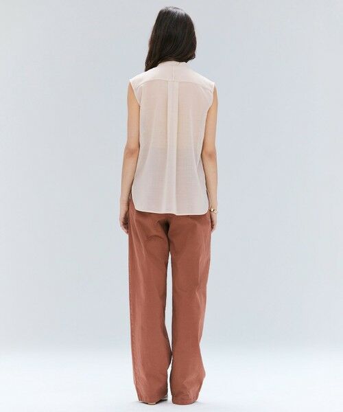 BEIGE, / ベイジ, シャツ・ブラウス | 【洗える】MOYE / シアーウールビックボウタイブラウス | 詳細2