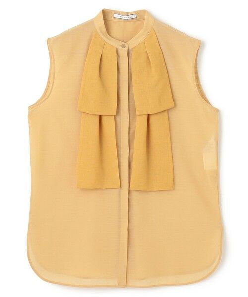 BEIGE, / ベイジ, シャツ・ブラウス | 【洗える】MOYE / シアーウールビックボウタイブラウス | 詳細7