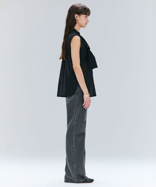 BEIGE, / ベイジ, シャツ・ブラウス | 【洗える】MOYE / シアーウールビックボウタイブラウス | 詳細15