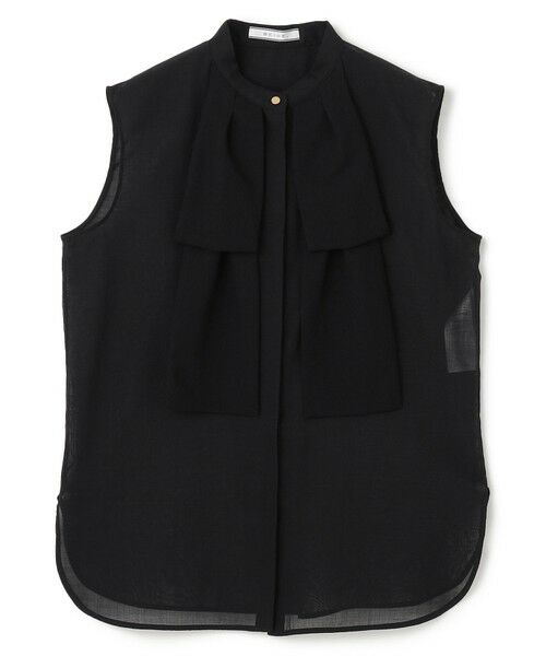 BEIGE, / ベイジ, シャツ・ブラウス | 【洗える】MOYE / シアーウールビックボウタイブラウス | 詳細16