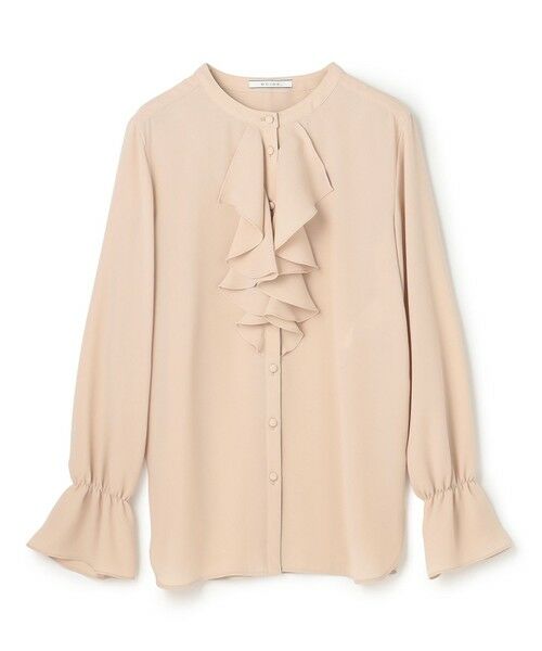 BEIGE, / ベイジ, シャツ・ブラウス | 【WEB限定・洗える】CLARION / バンドカラーフリルブラウス | 詳細7