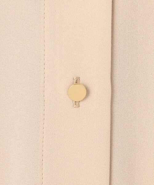 BEIGE, / ベイジ, シャツ・ブラウス | 【WEB限定・洗える】CLARION / ゴールド釦クルーネックブラウス | 詳細13
