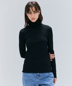 BEIGE, / ベイジ, カットソー | 【洗える・GISELe 10月号掲載】FORD / ウール配色メローハイネックカットソー