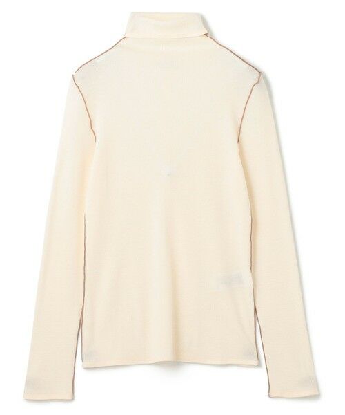 BEIGE, / ベイジ, カットソー | 【洗える・GISELe 10月号掲載】FORD / ウール配色メローハイネックカットソー | 詳細1