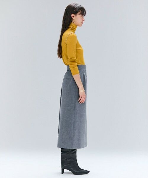 BEIGE, / ベイジ, カットソー | 【洗える・GISELe 10月号掲載】FORD / ウール配色メローハイネックカットソー | 詳細3