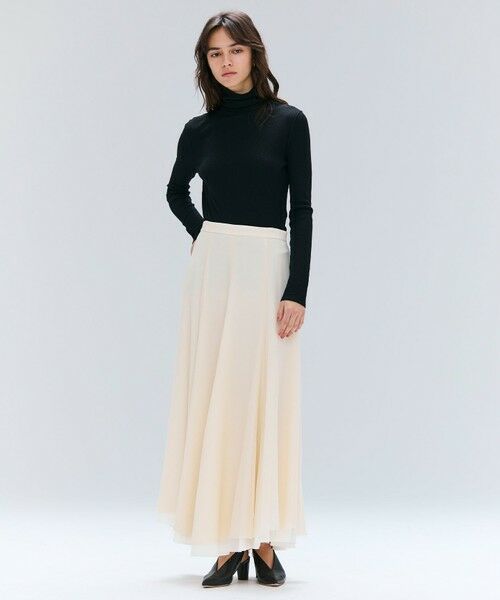 BEIGE, / ベイジ, カットソー | 【洗える・GISELe 10月号掲載】FORD / ウール配色メローハイネックカットソー | 詳細15