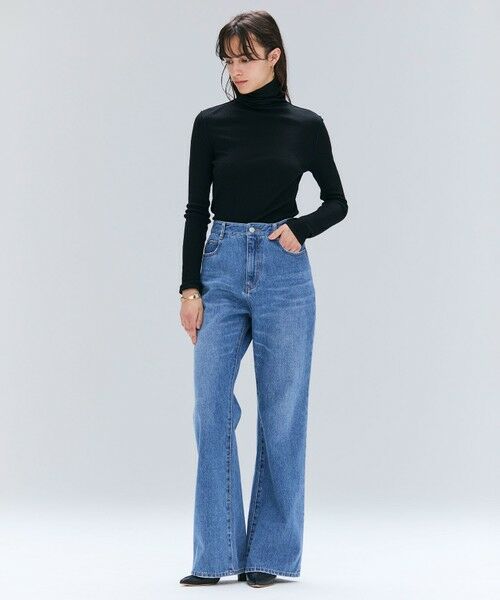 BEIGE, / ベイジ, カットソー | 【洗える・GISELe 10月号掲載】FORD / ウール配色メローハイネックカットソー | 詳細17