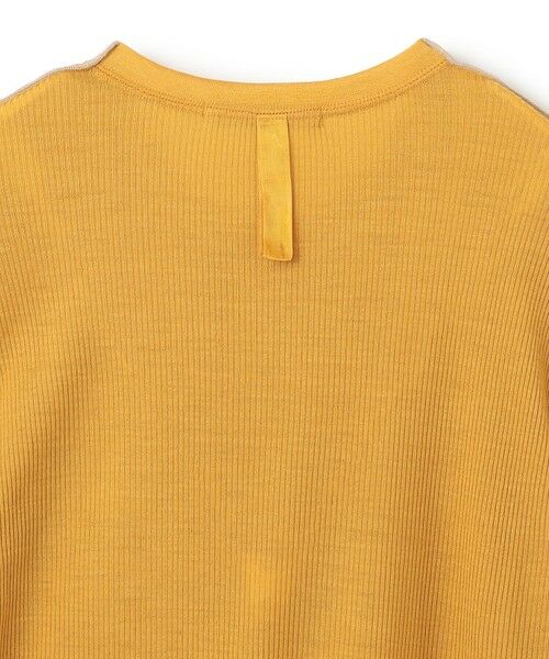 BEIGE, / ベイジ, カットソー | 【洗える・GISELe 10月号掲載】FORD / ウール配色メローヘンリーネックカットソー | 詳細6