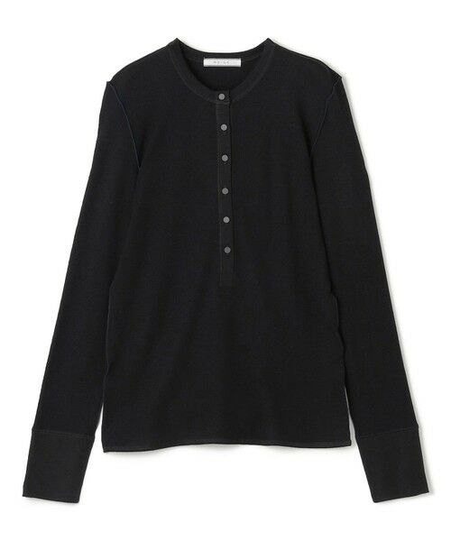 BEIGE, / ベイジ, カットソー | 【洗える・GISELe 10月号掲載】FORD / ウール配色メローヘンリーネックカットソー | 詳細20