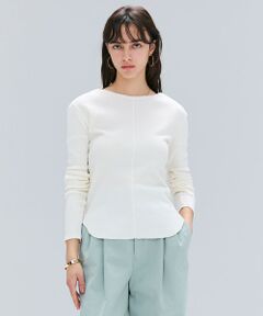 BEIGE, / ベイジ, カットソー | 【洗える】GLOBE / コットンリブ前後2WAYカットソー