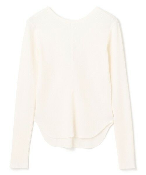 BEIGE, / ベイジ, カットソー | 【洗える】GLOBE / コットンリブ前後2WAYカットソー | 詳細3