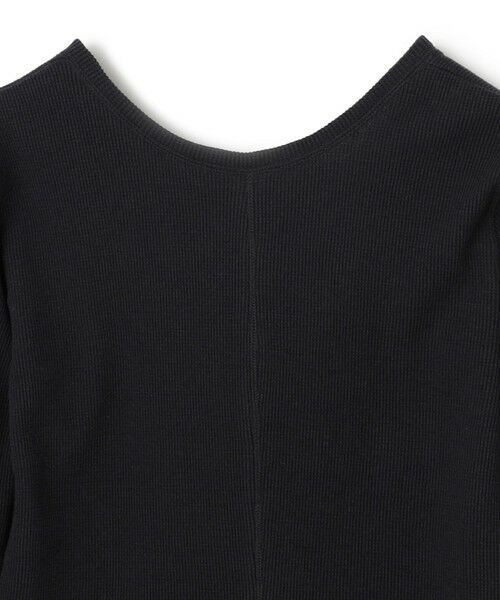 BEIGE, / ベイジ, カットソー | 【洗える】GLOBE / コットンリブ前後2WAYカットソー | 詳細8