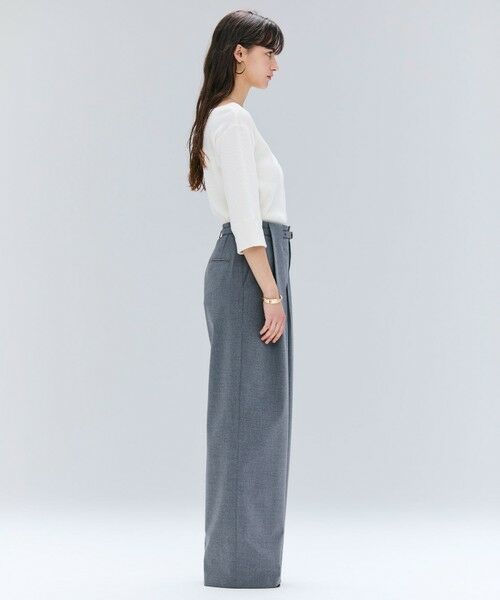 BEIGE, / ベイジ, カットソー | 【洗える】GLOBE / コットンリブ7分袖カットソー | 詳細3