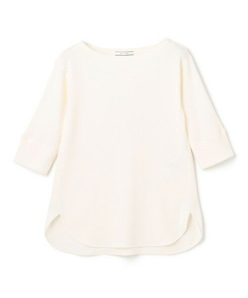 BEIGE, / ベイジ, カットソー | 【洗える】GLOBE / コットンリブ7分袖カットソー | 詳細4