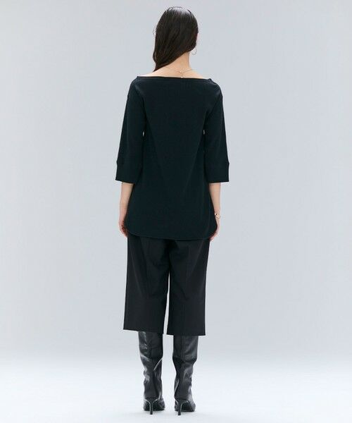 BEIGE, / ベイジ, カットソー | 【洗える】GLOBE / コットンリブ7分袖カットソー | 詳細6