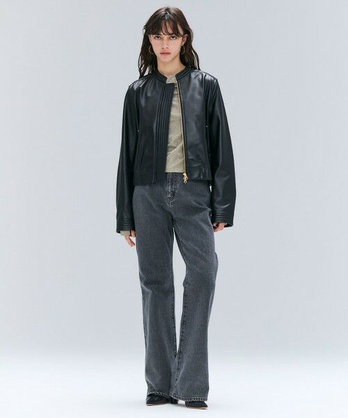 BEIGE, / ベイジ, カットソー | 【洗える】BUTLER / ストレッチベロアボートネックカットソー | 詳細7