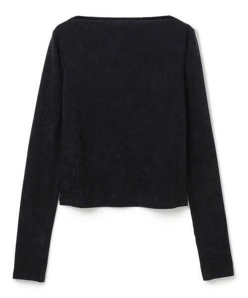 BEIGE, / ベイジ, カットソー | 【洗える】BUTLER / ストレッチベロアボートネックカットソー | 詳細11