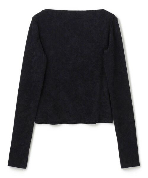 BEIGE, / ベイジ, カットソー | 【洗える】BUTLER / ストレッチベロアボートネックカットソー | 詳細12