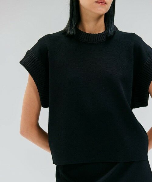 BEIGE, / ベイジ, ニット・セーター | 【洗える・Oggi 11月号掲載】LAURA / ドライタッチ異素材リブニット | 詳細9