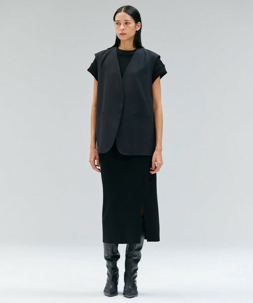 BEIGE, / ベイジ, ニット・セーター | 【洗える・Oggi 11月号掲載】LAURA / ドライタッチ異素材リブニット | 詳細10