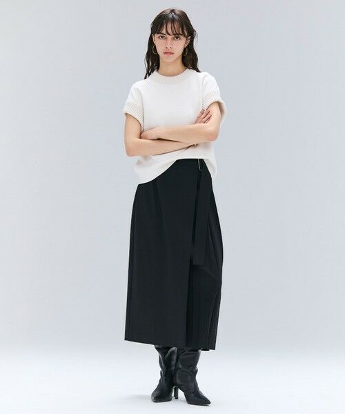 BEIGE, / ベイジ, ニット・セーター | 【洗える・Oggi 11月号掲載】LAURA / ドライタッチ異素材リブニット | 詳細13