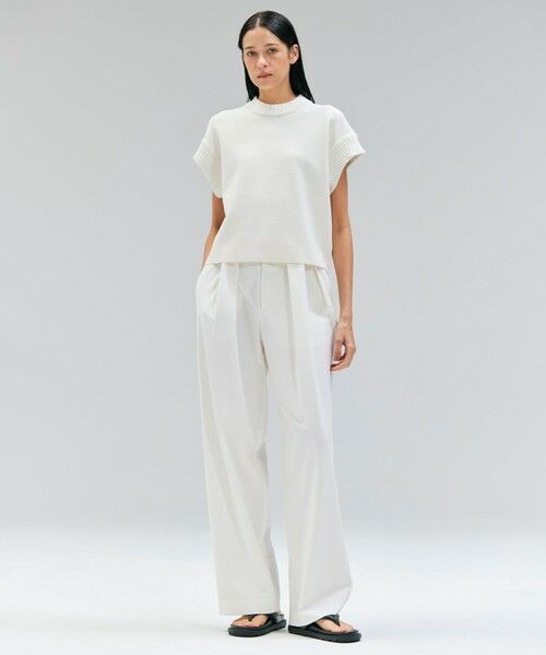 BEIGE, / ベイジ, ニット・セーター | 【洗える・Oggi 11月号掲載】LAURA / ドライタッチ異素材リブニット | 詳細14