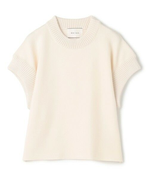 BEIGE, / ベイジ, ニット・セーター | 【洗える・Oggi 11月号掲載】LAURA / ドライタッチ異素材リブニット | 詳細15