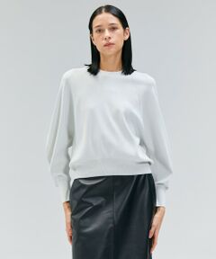 BEIGE, / ベイジ, ニット・セーター | 【洗える】LAURA / ドライタッチバックジップニット