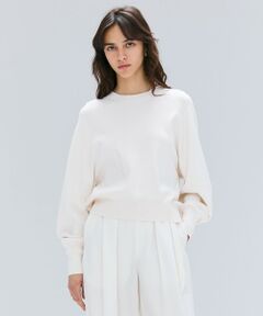 BEIGE, / ベイジ, ニット・セーター | 【洗える】LAURA / ドライタッチバックジップニット