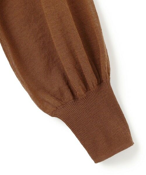 BEIGE, / ベイジ, ニット・セーター | 【洗える】CADDO / シアーウールクルーネックトップス | 詳細8