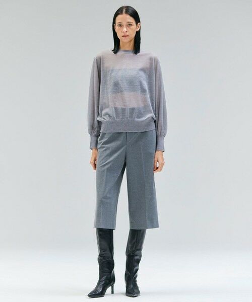 BEIGE, / ベイジ, ニット・セーター | 【洗える】CADDO / シアーウールクルーネックトップス | 詳細13