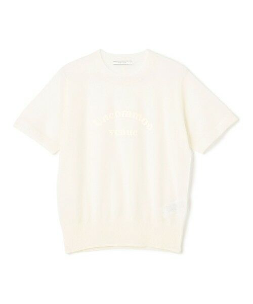 BEIGE, / ベイジ, ニット・セーター | 【洗える・GLOW 10月号掲載】CADDO / シアーウールメッセージロゴＴニット | 詳細3