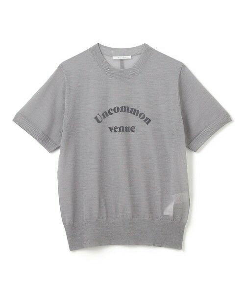 BEIGE, / ベイジ, ニット・セーター | 【洗える・GLOW 10月号掲載】CADDO / シアーウールメッセージロゴＴニット | 詳細11