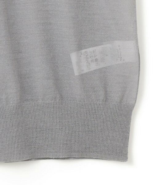 BEIGE, / ベイジ, ニット・セーター | 【洗える・GLOW 10月号掲載】CADDO / シアーウールメッセージロゴＴニット | 詳細15