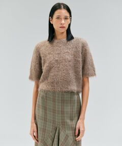 BEIGE, / ベイジ, ニット・セーター | SENECA / アルパカウールショートシャギーニット