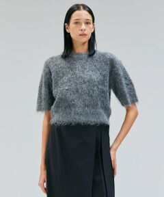 BEIGE, / ベイジ, ニット・セーター | SENECA / アルパカウールショートシャギーニット