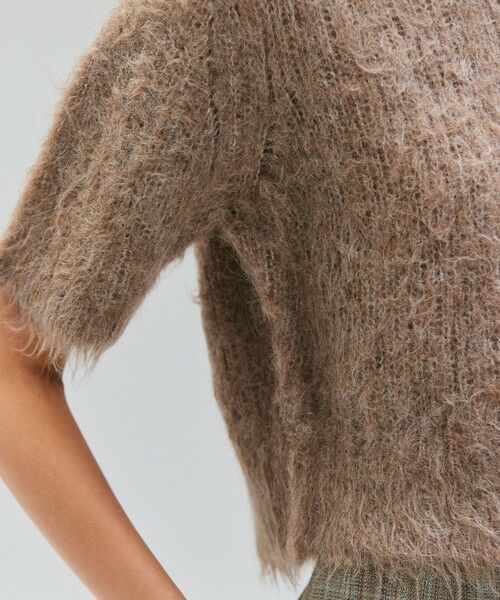 BEIGE, / ベイジ, ニット・セーター | SENECA / アルパカウールショートシャギーニット | 詳細1