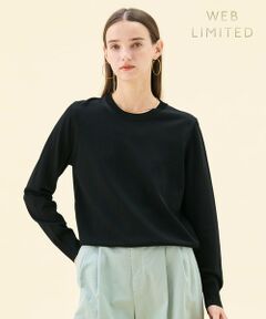 BEIGE, / ベイジ, ニット・セーター | 【WEB限定・洗える】LECERF / 異素材バックシアーストレッチニット