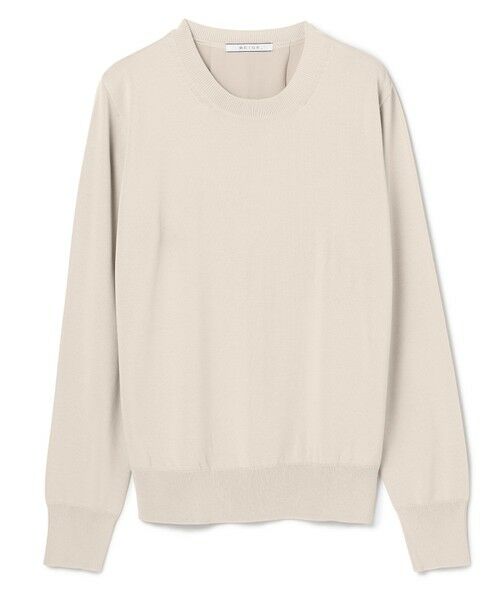 BEIGE, / ベイジ, ニット・セーター | 【WEB限定・洗える】LECERF / 異素材バックシアーストレッチニット | 詳細3