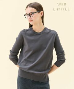 BEIGE, / ベイジ, ニット・セーター | 【WEB限定・洗える】WILLOW / ストレッチクルーネックリブニット
