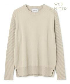 BEIGE, / ベイジ, ニット・セーター | WILLOW / ストレッチクルーネックリブニット
