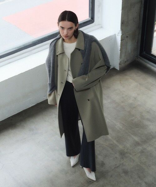 BEIGE, / ベイジ, ニット・セーター | 【WEB限定・洗える】WILLOW / ストレッチクルーネックリブニット | 詳細2