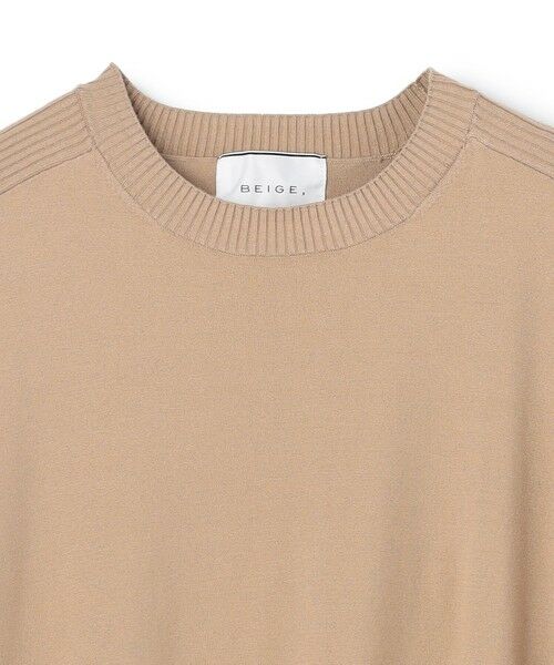 BEIGE, / ベイジ, ニット・セーター | 【WEB限定・洗える】WILLOW / ストレッチクルーネックリブニット | 詳細7